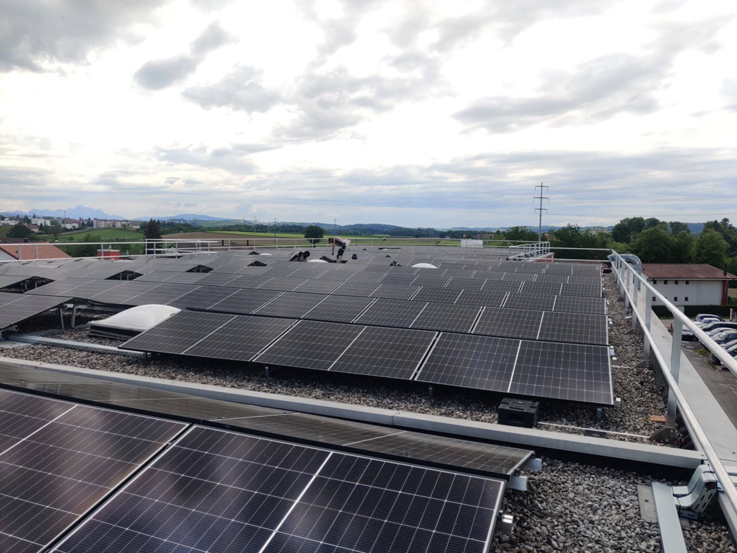 Photovoltaikanlage in Düdingen