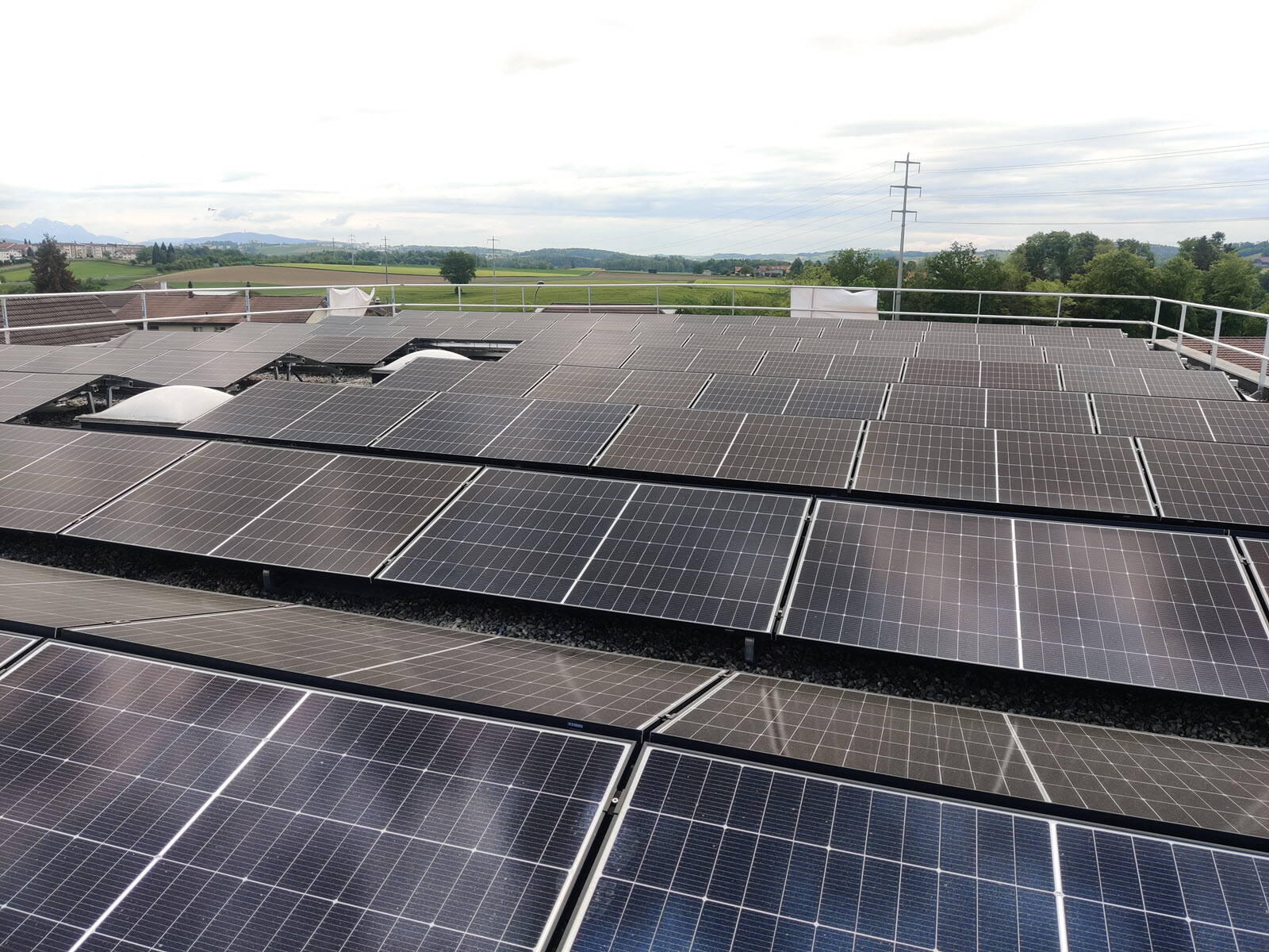 Photovoltaikanlage in Düdingen