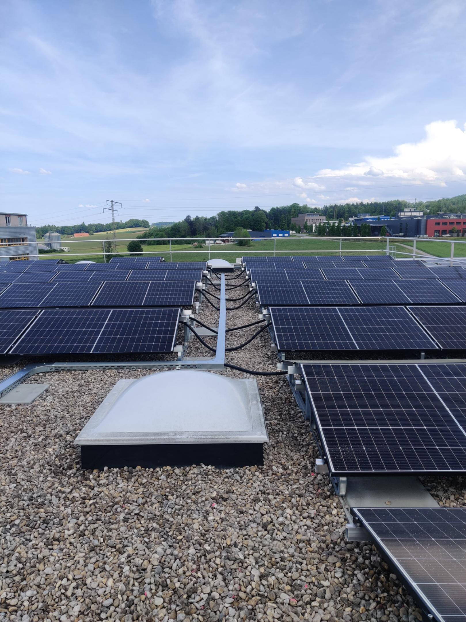 Photovoltaikanlage in Düdingen