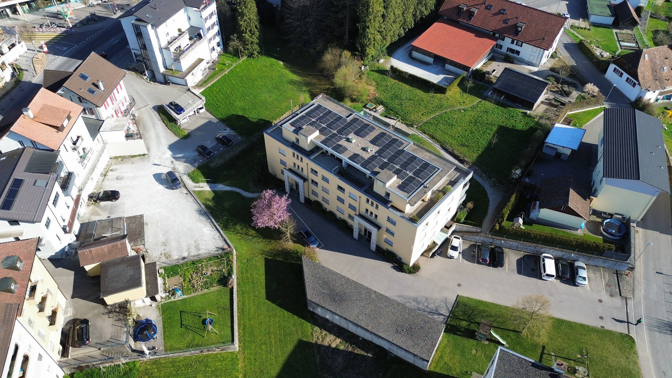 Photovoltaikanlage in Düdingen