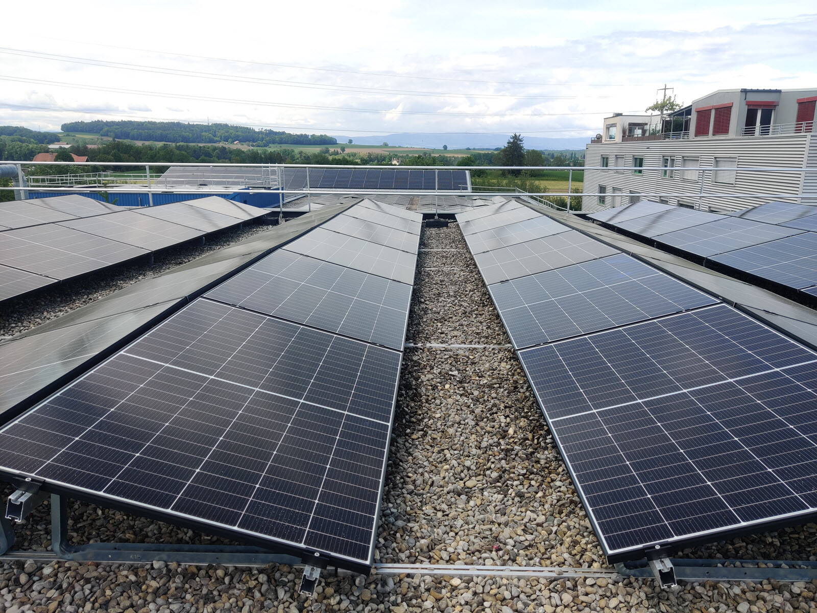 Photovoltaikanlage in Düdingen