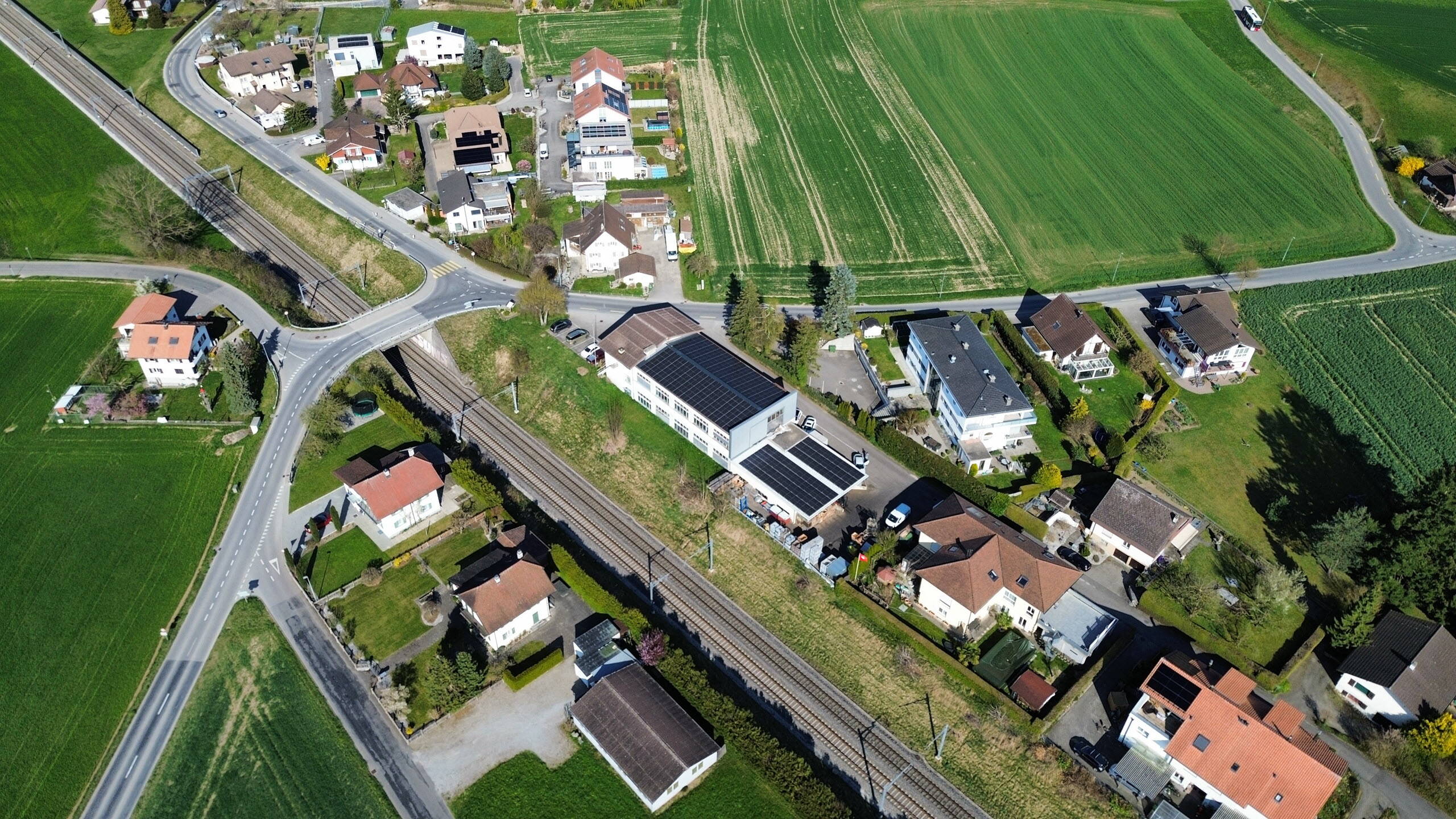 Photovoltaikanlage in Düdingen Photovoltaikanlage in Düdingen