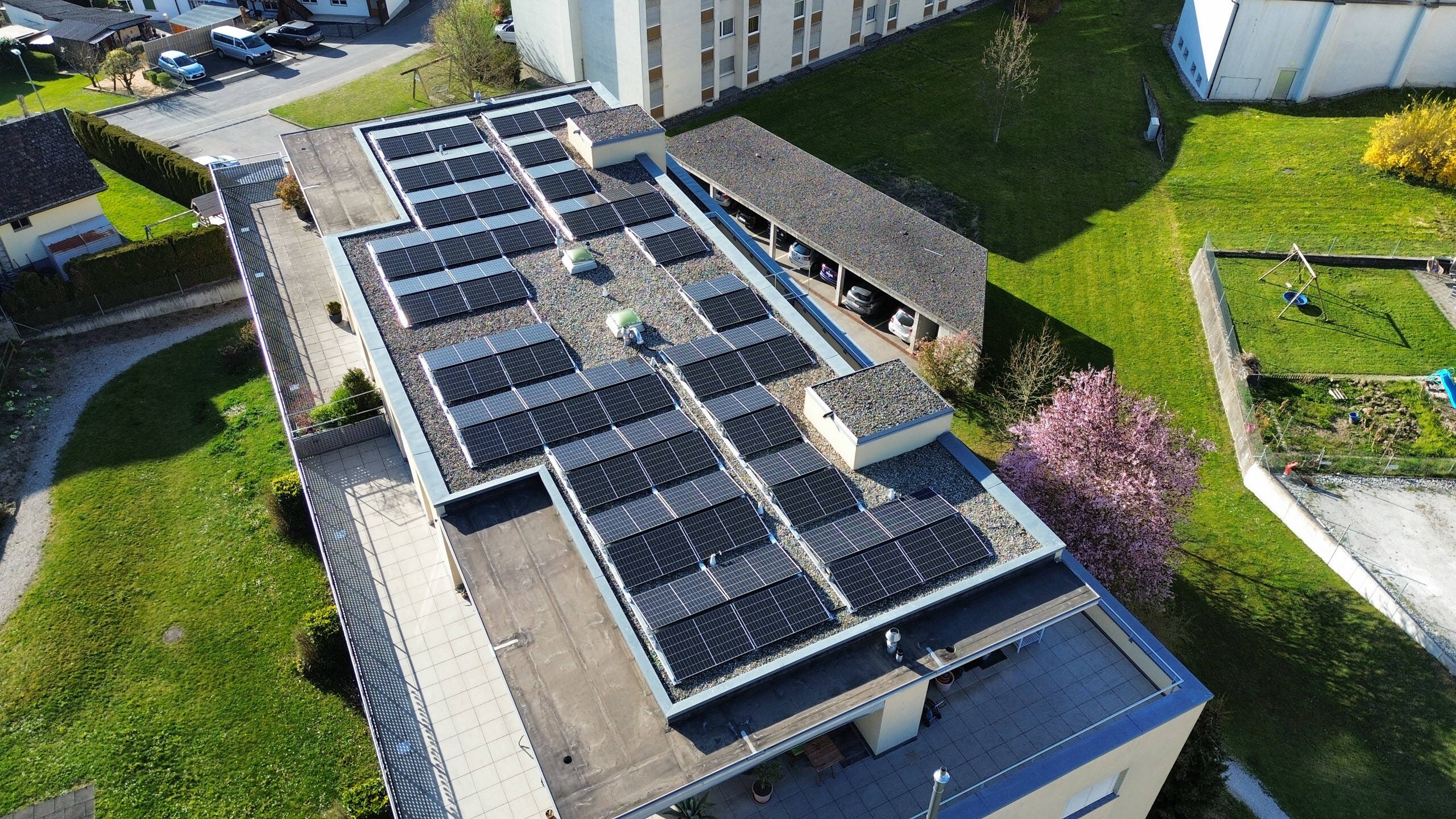 Photovoltaikanlage in Düdingen