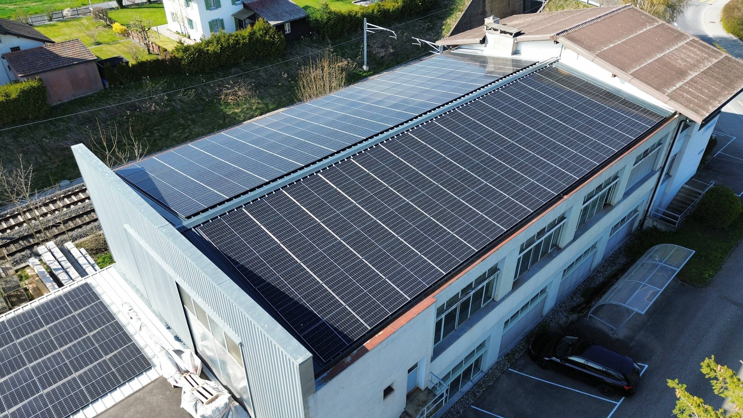 Photovoltaikanlage in Düdingen Photovoltaikanlage in Düdingen