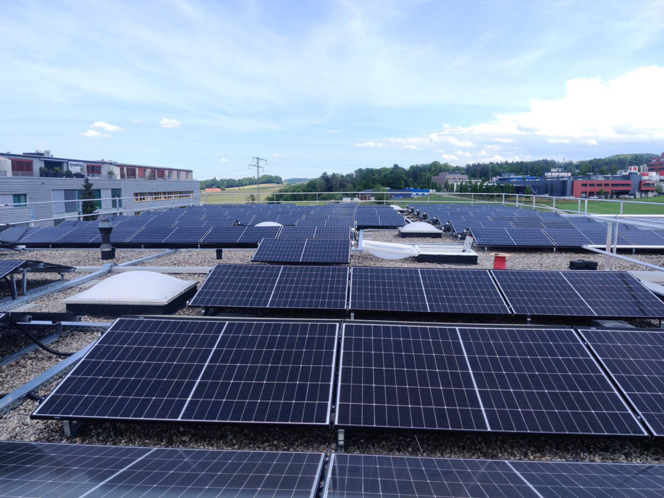 Photovoltaikanlage in Düdingen