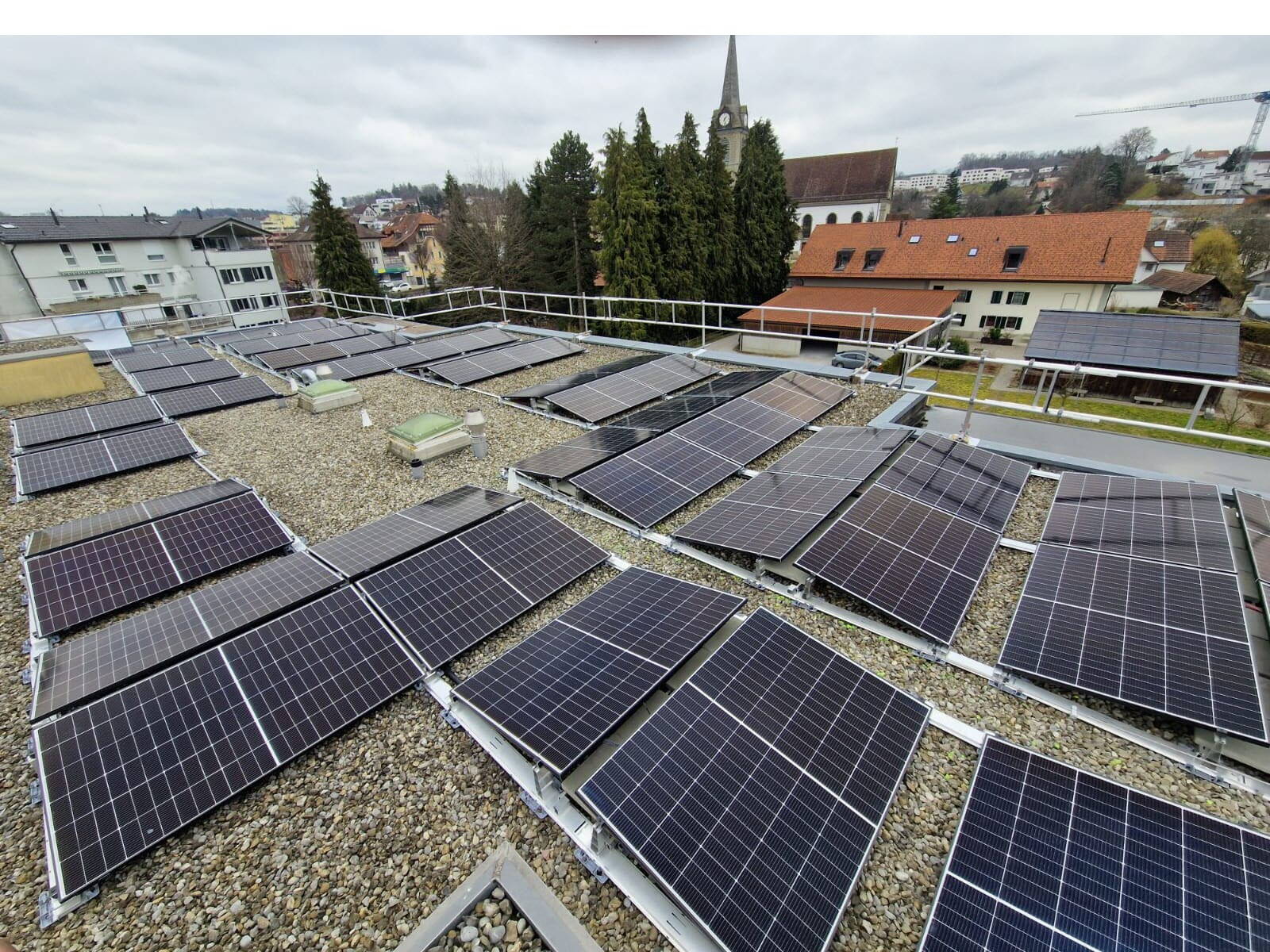 Photovoltaikanlage in Düdingen
