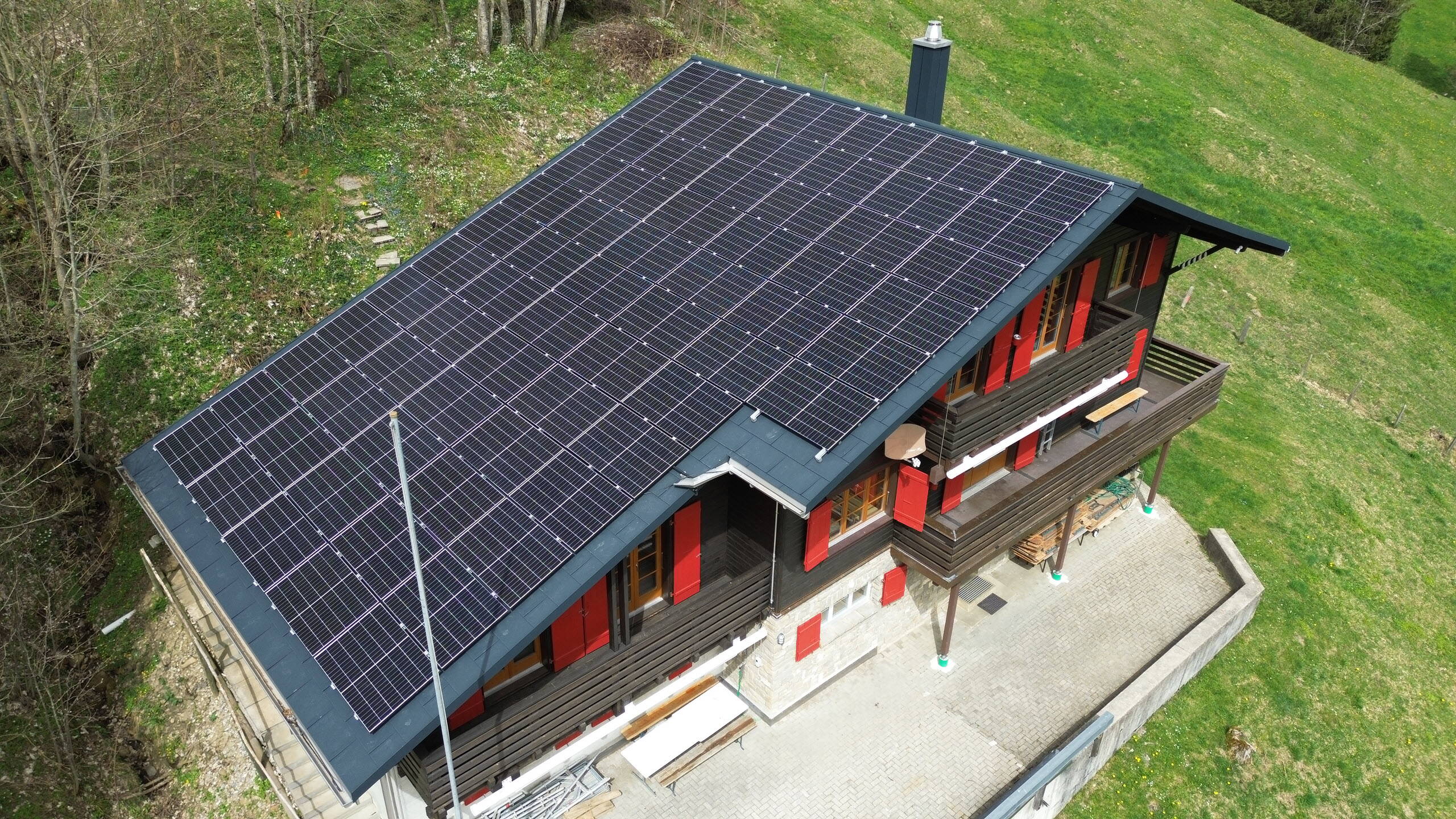 Photovoltaikanlage in Schwarzsee