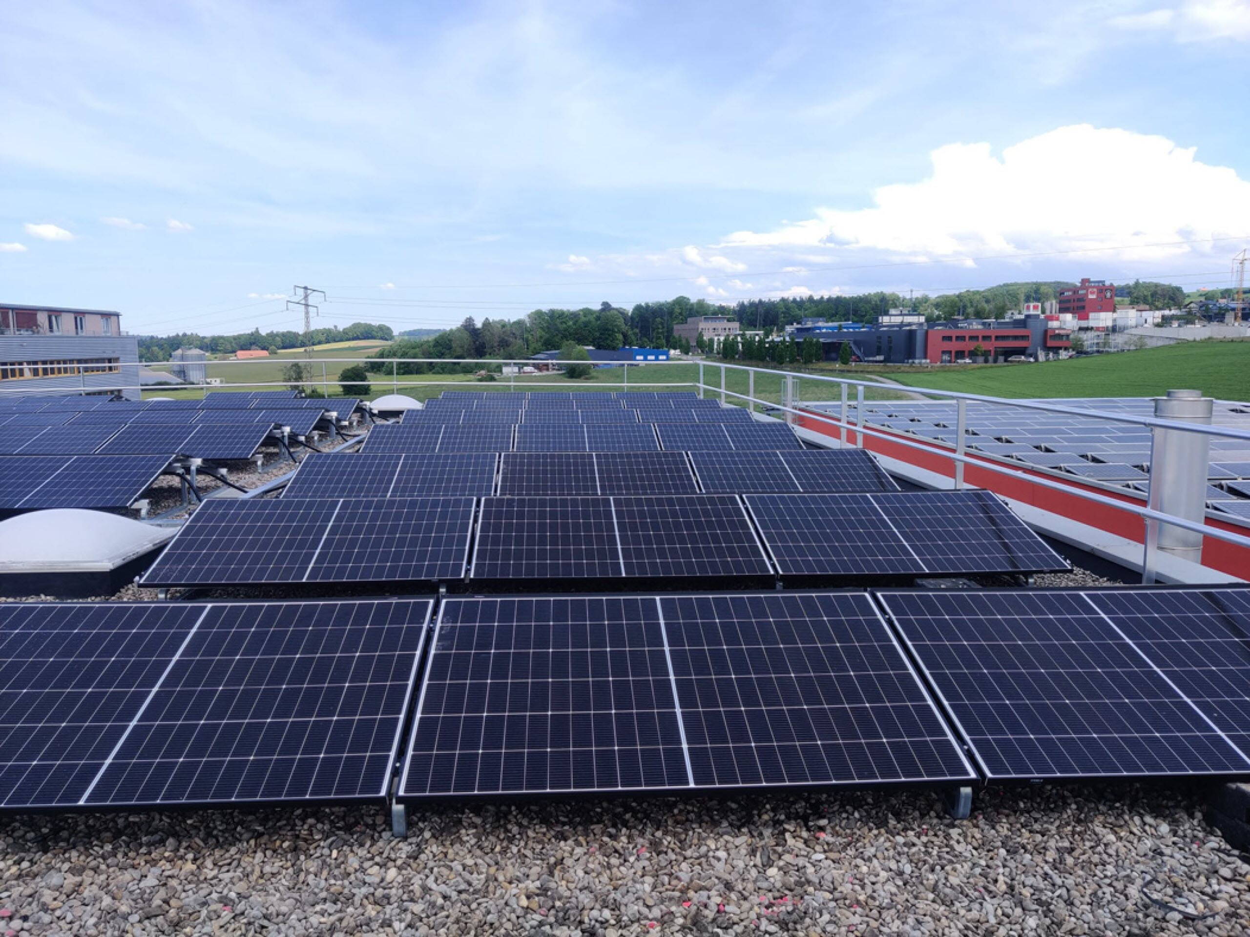 Photovoltaikanlage in Düdingen