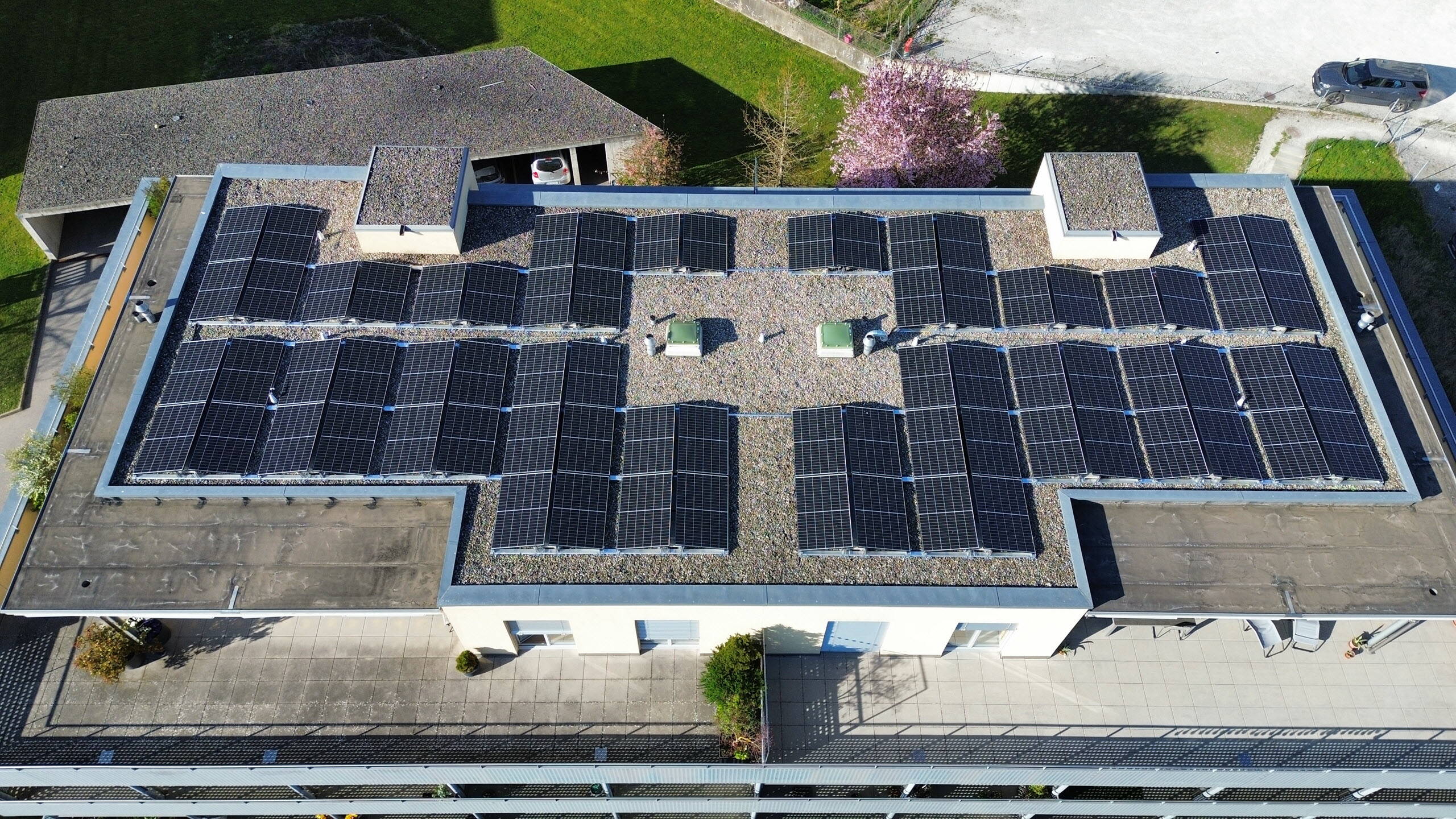 Photovoltaikanlage in Düdingen