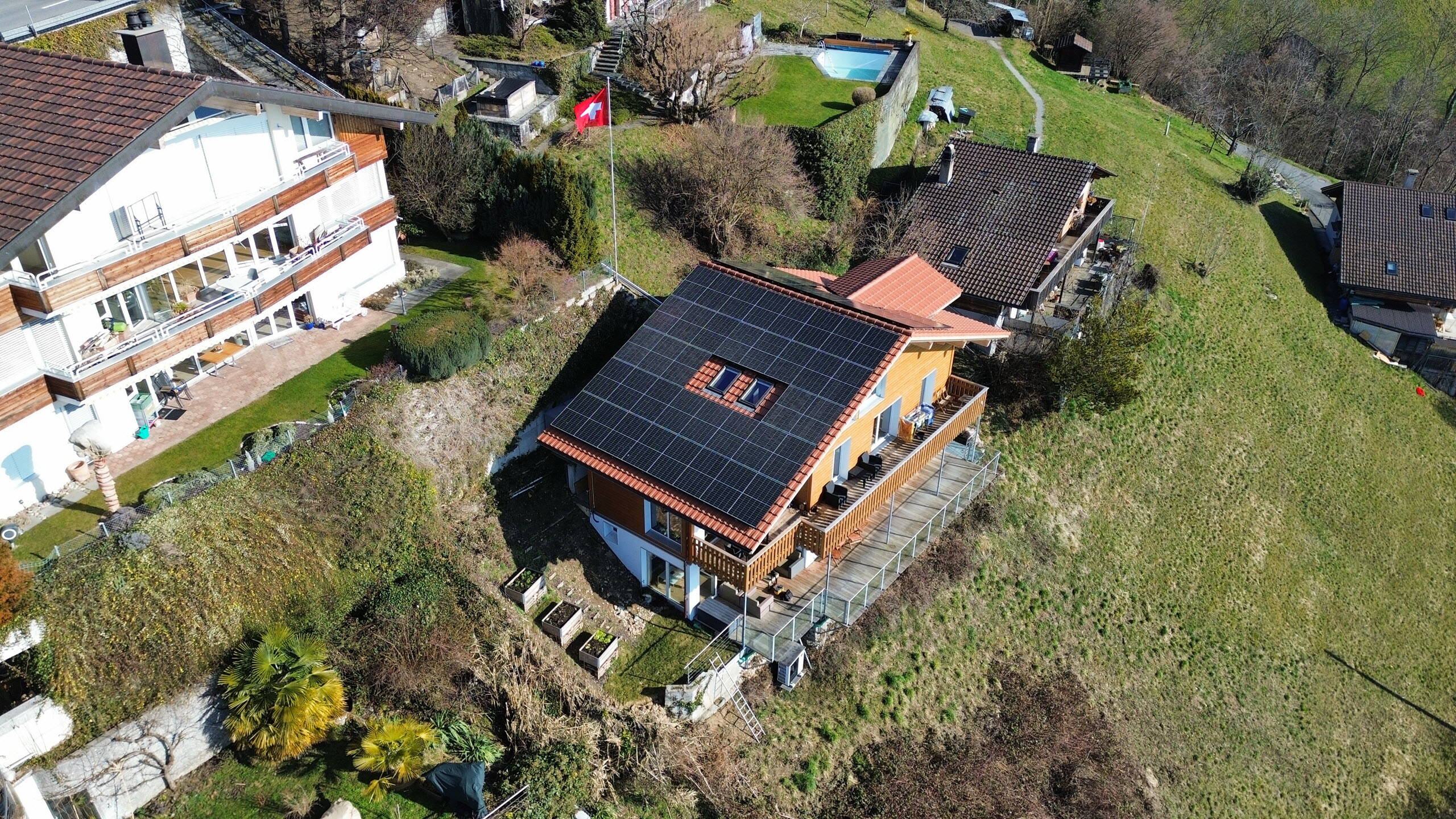 Photovoltaikanlage in Siegriswil Photovoltaikanlage in Siegriswil