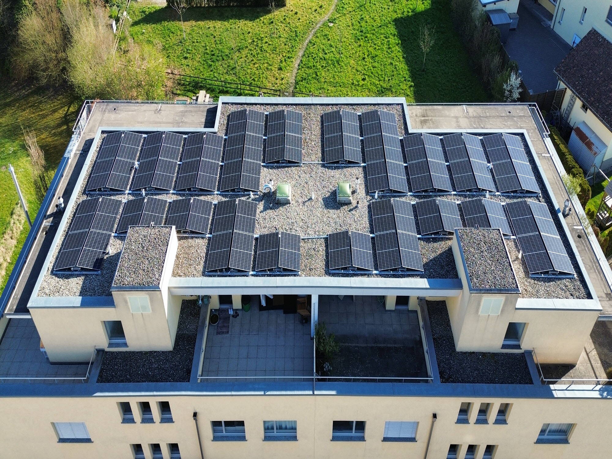 Photovoltaikanlage in Düdingen