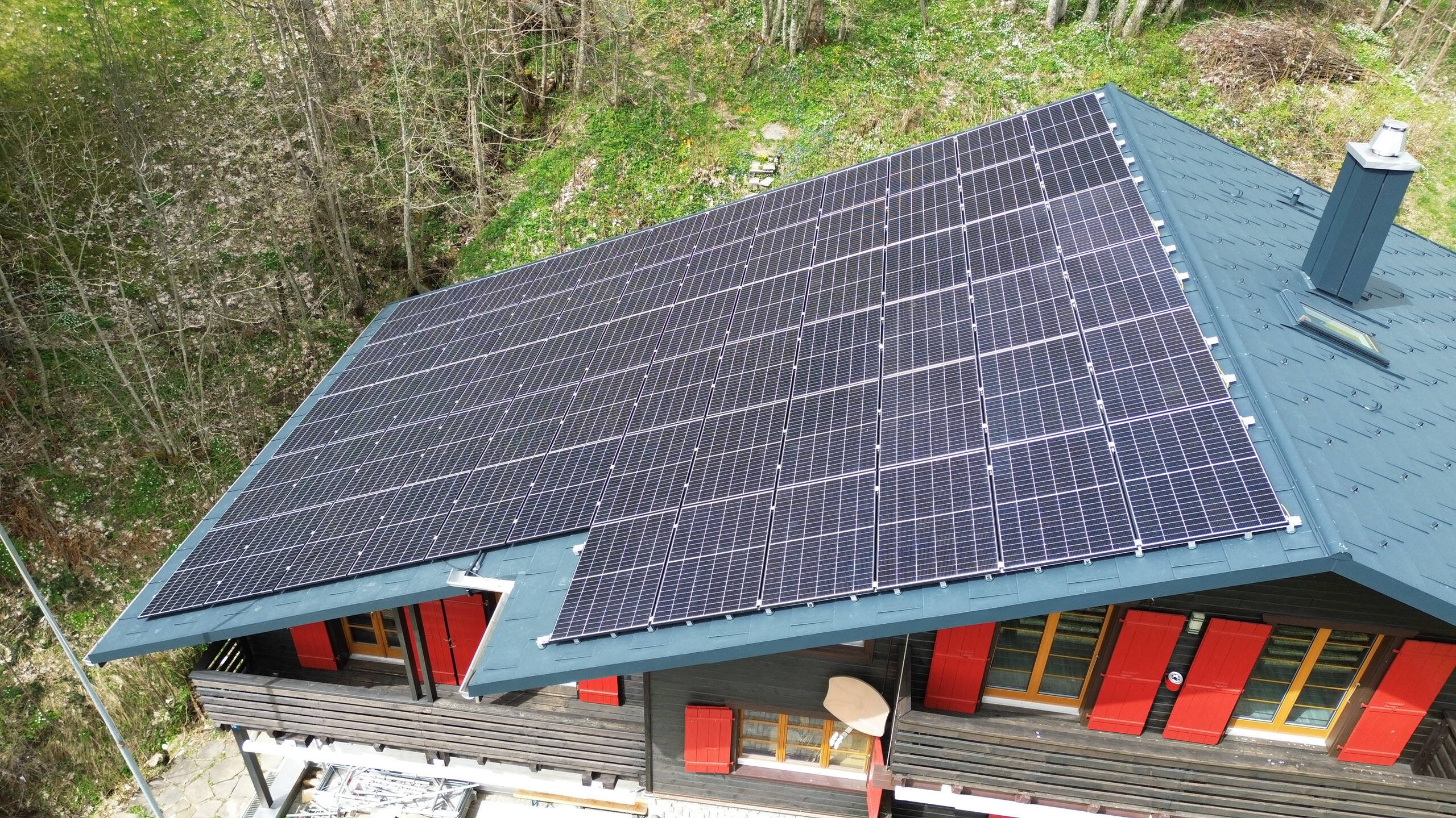 Photovoltaikanlage in Schwarzsee