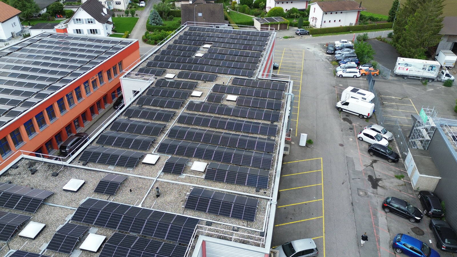 Photovoltaikanlage in Düdingen