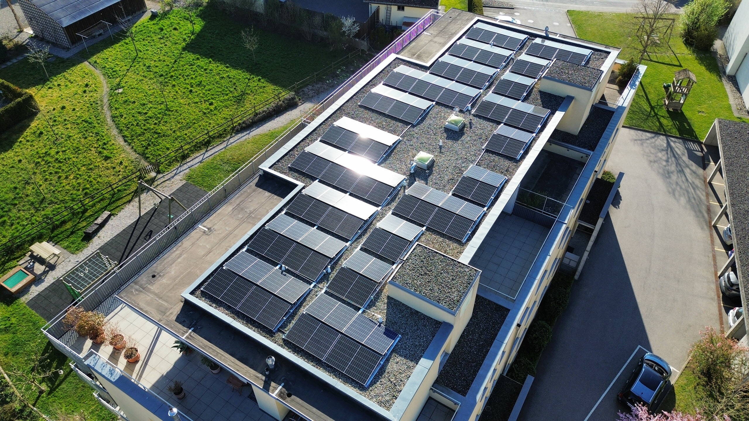 Photovoltaikanlage in Düdingen