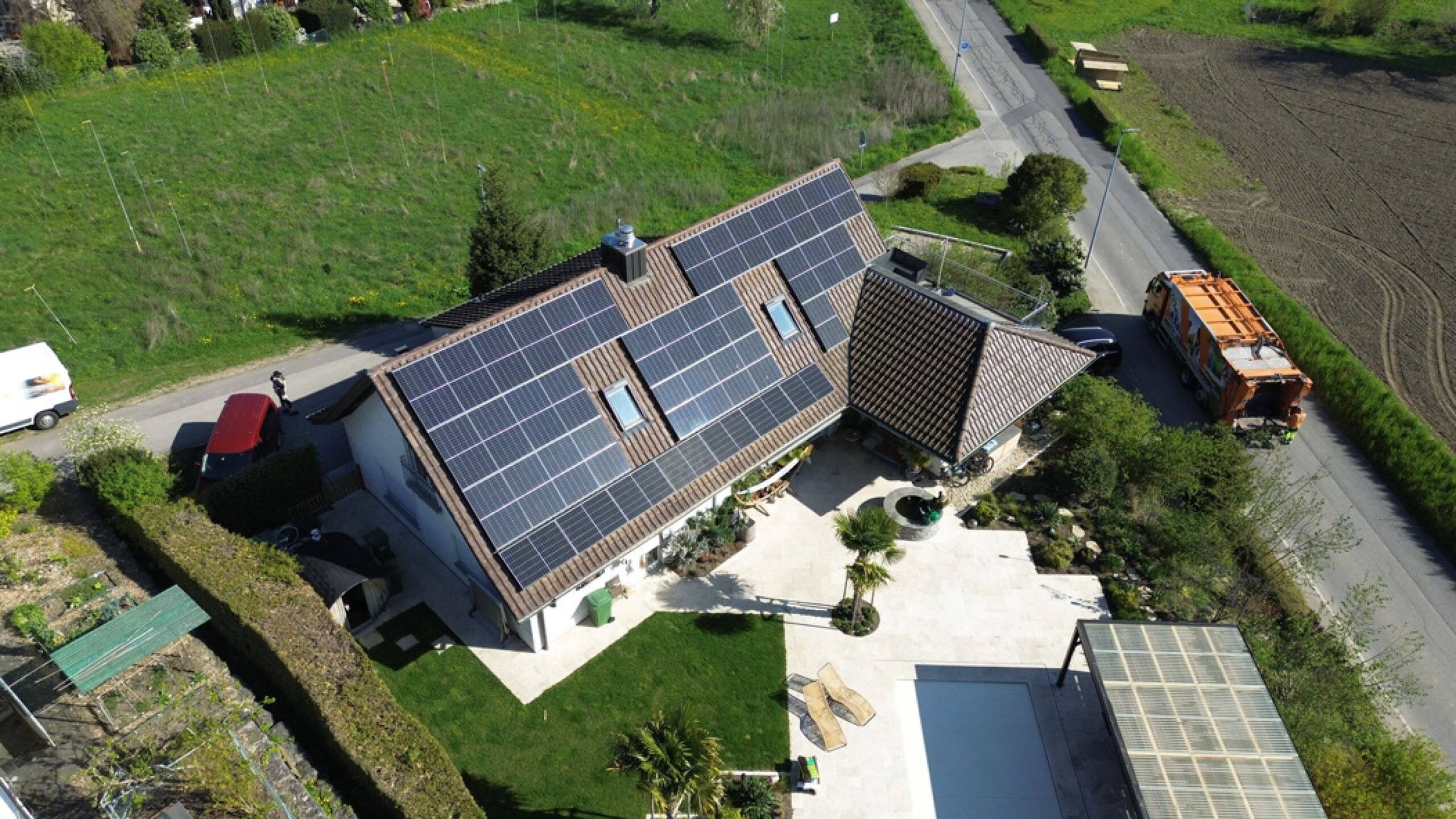 Photovoltaikanlage in Murten