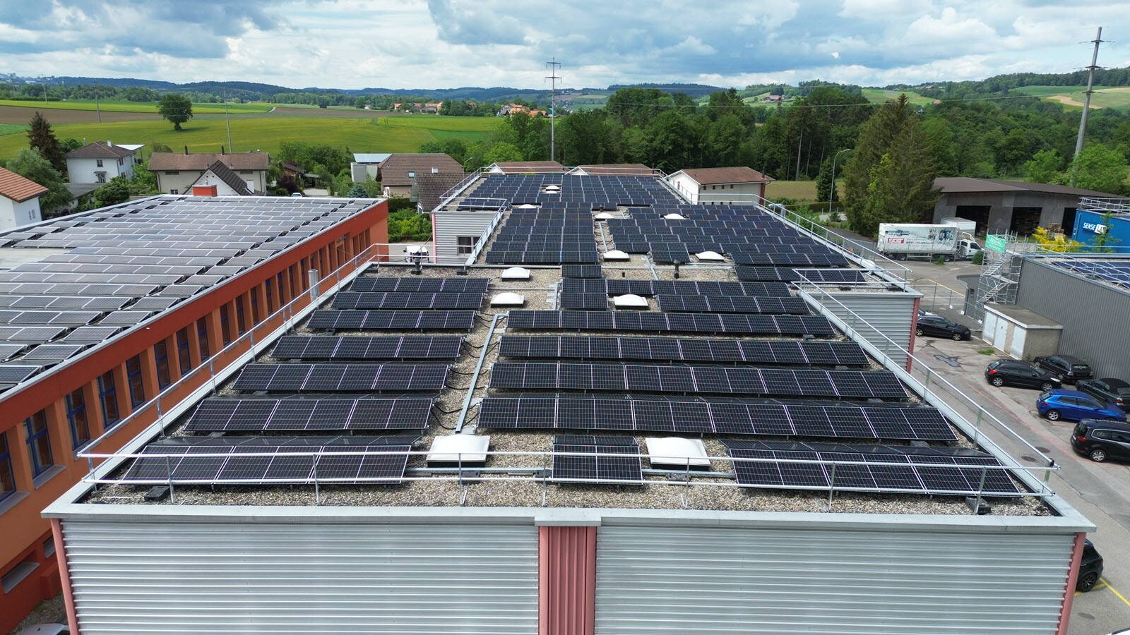 Photovoltaikanlage in Düdingen