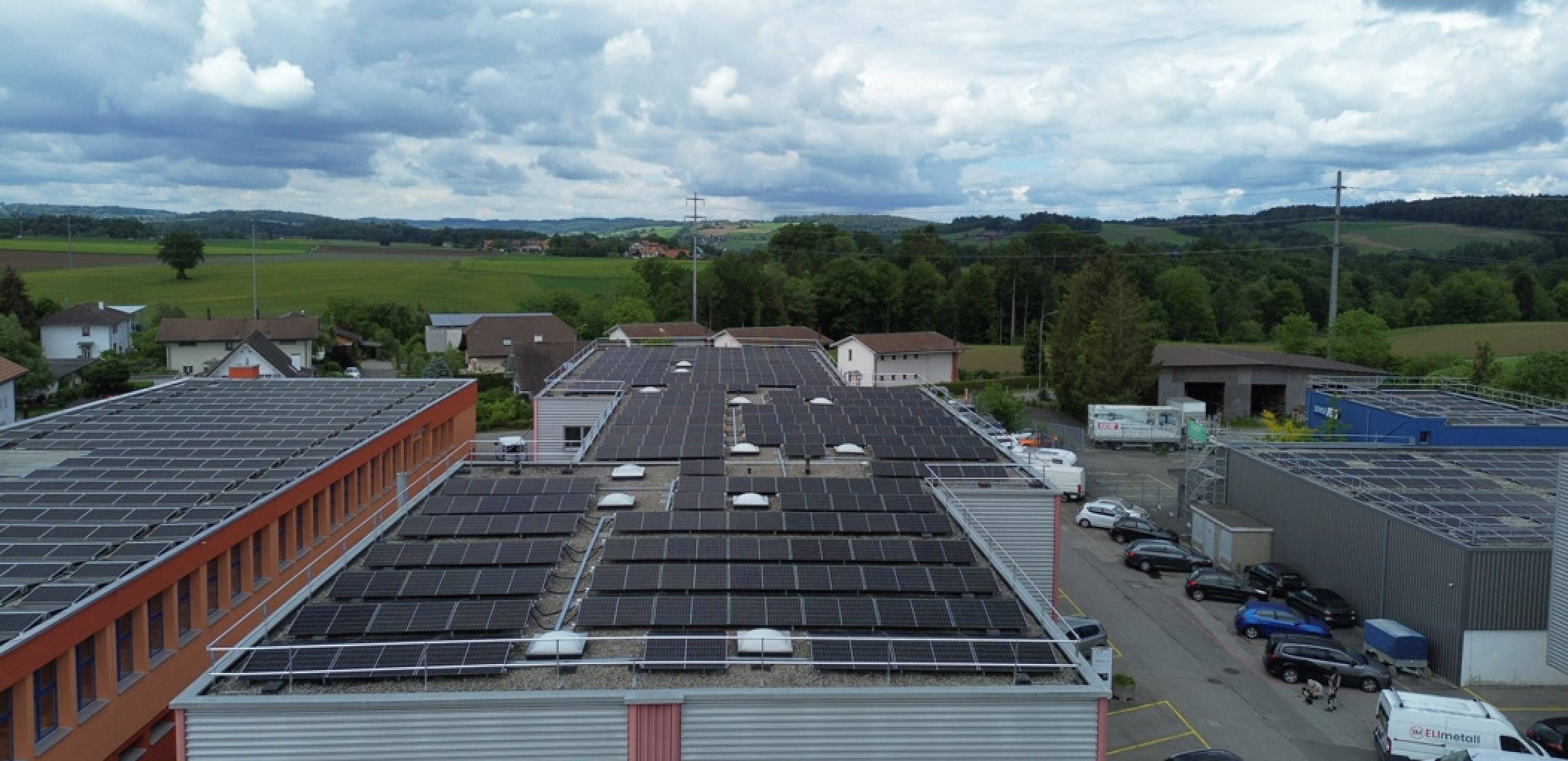 Photovoltaikanlage in Düdingen